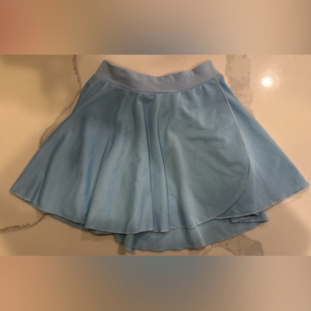 Elegant Blue Girl's Dance Skirt